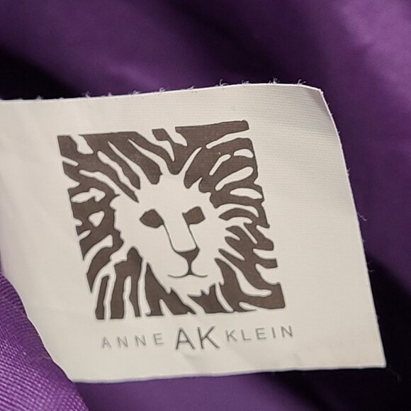 Anne Klein AK Travel Bag Glen Plaid Top Zip Overnight  Weekender Luggage - Picture 10 of 11